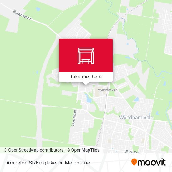 Ampelon St/Kinglake Dr map