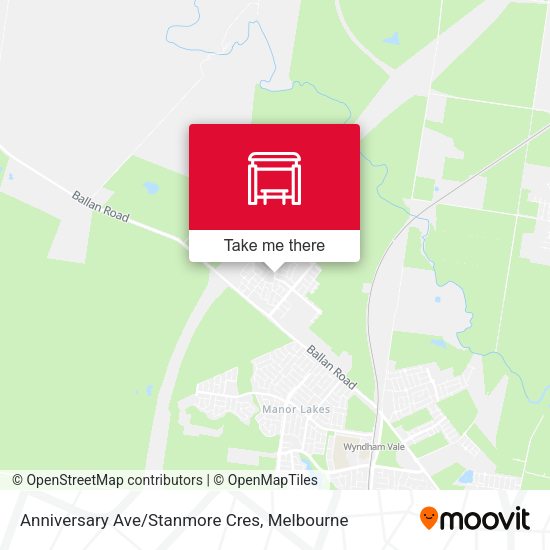 Anniversary Ave/Stanmore Cres map
