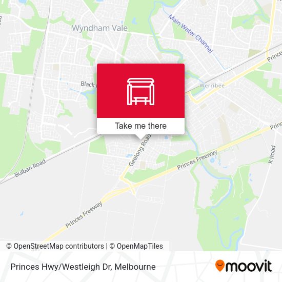 Princes Hwy/Westleigh Dr map