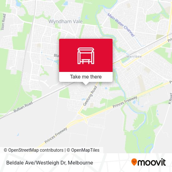 Beldale Ave/Westleigh Dr map