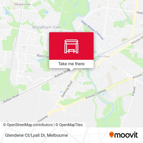 Glendene Ct/Lyall Dr map
