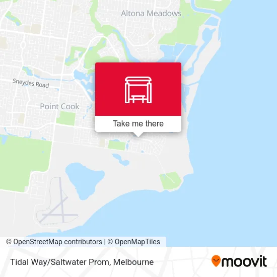 Tidal Way/Saltwater Prom map