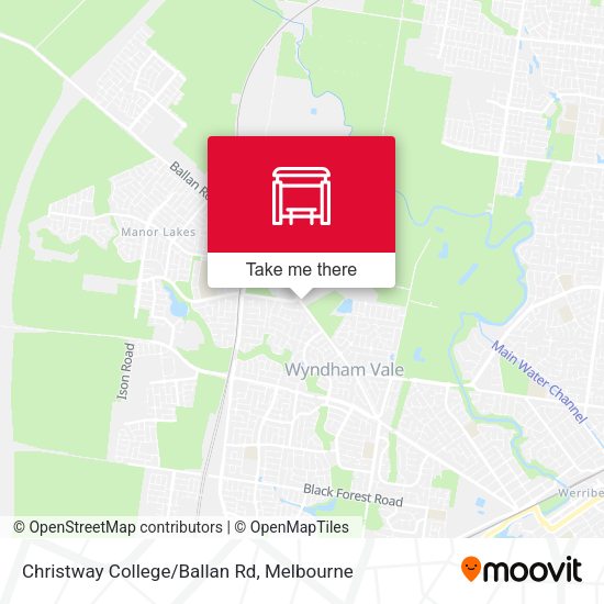 Christway College/Ballan Rd map