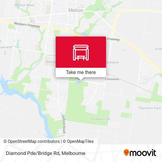 Diamond Pde/Bridge Rd map