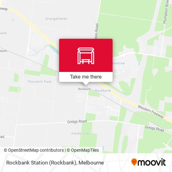 Rockbank Station map