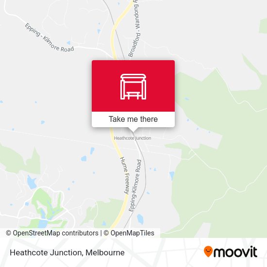 Heathcote Junction map