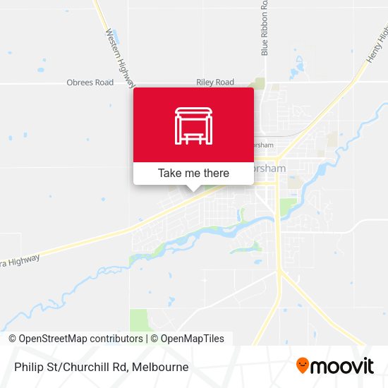Philip St/Churchill Rd map