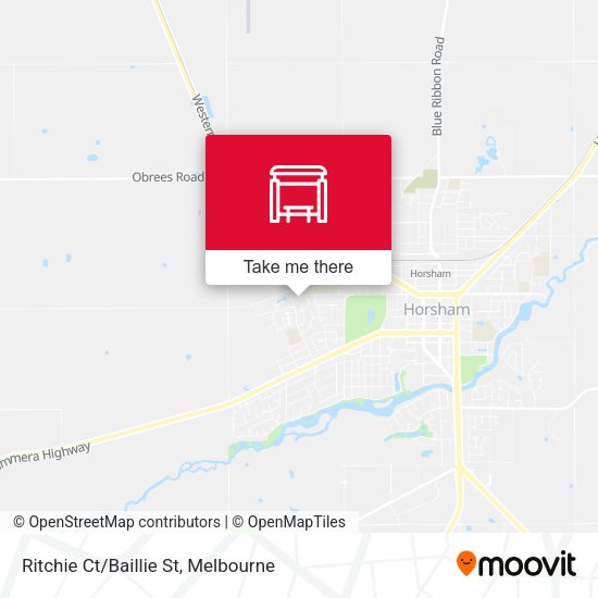 Ritchie Ct/Baillie St map