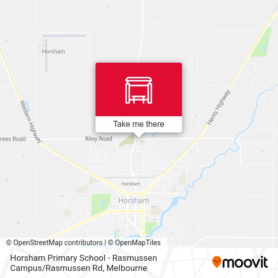 Horsham Primary School - Rasmussen Campus / Rasmussen Rd map