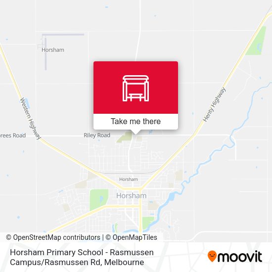 Horsham Primary School - Rasmussen Campus / Rasmussen Rd map