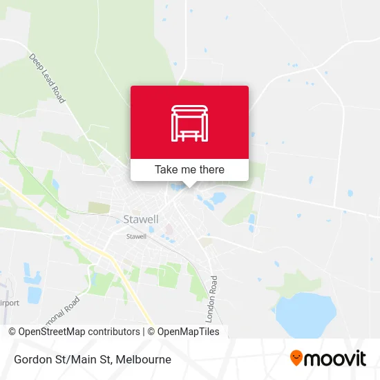 Mapa Gordon St/Main St