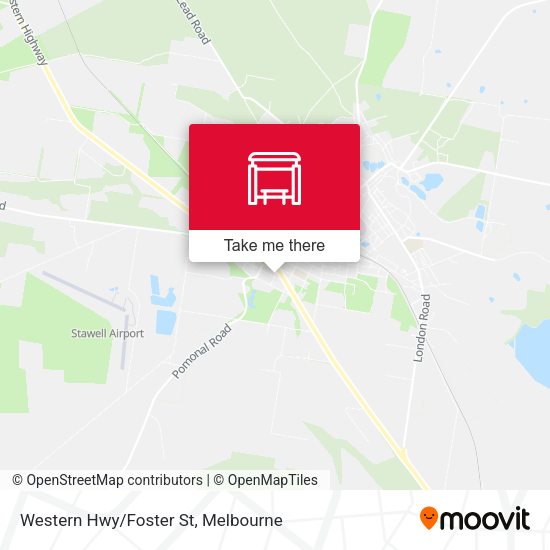Western Hwy/Foster St map