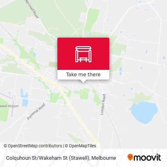 Colquhoun St / Wakeham St (Stawell) map