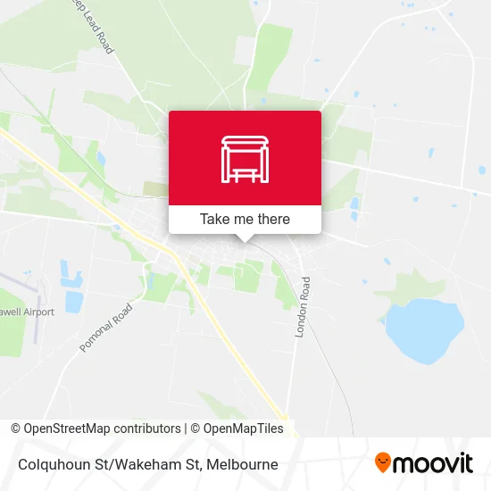 Mapa Colquhoun St/Wakeham St