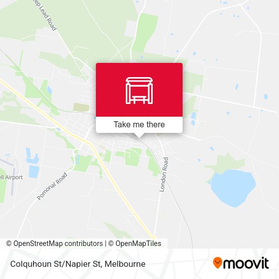 Colquhoun St/Napier St map
