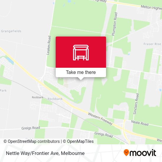 Nettle Way/Frontier Ave map