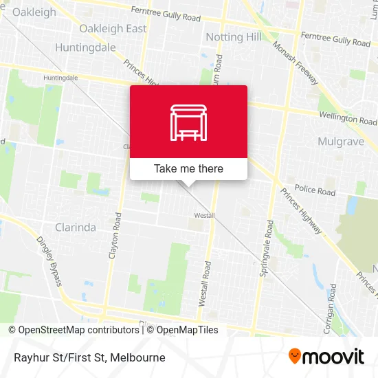 Rayhur St/First St map