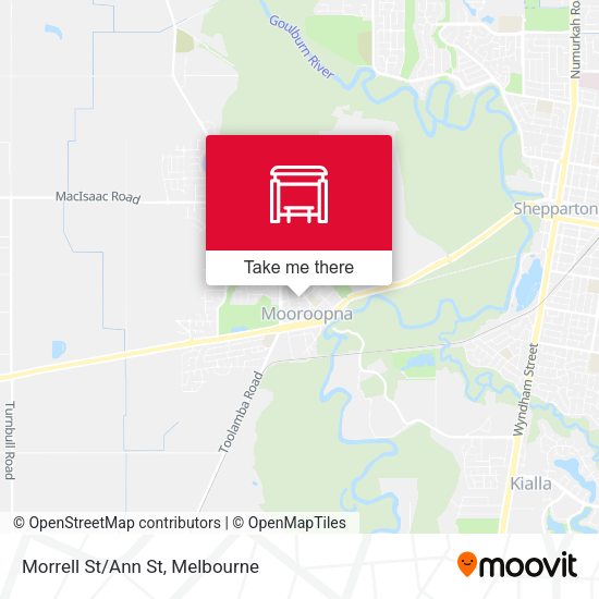 Morrell St/Ann St map