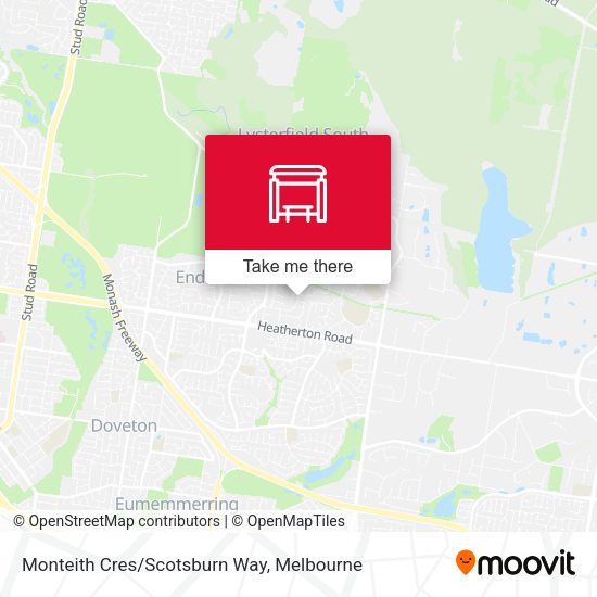Monteith Cres/Scotsburn Way map