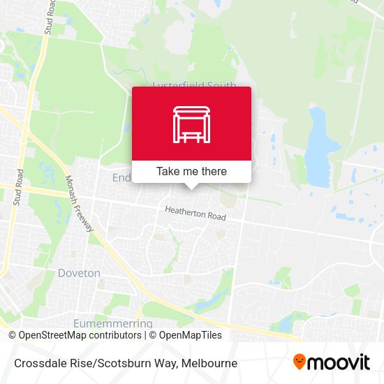 Crossdale Rise/Scotsburn Way map