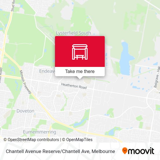 Chantell Avenue Reserve / Chantell Ave map