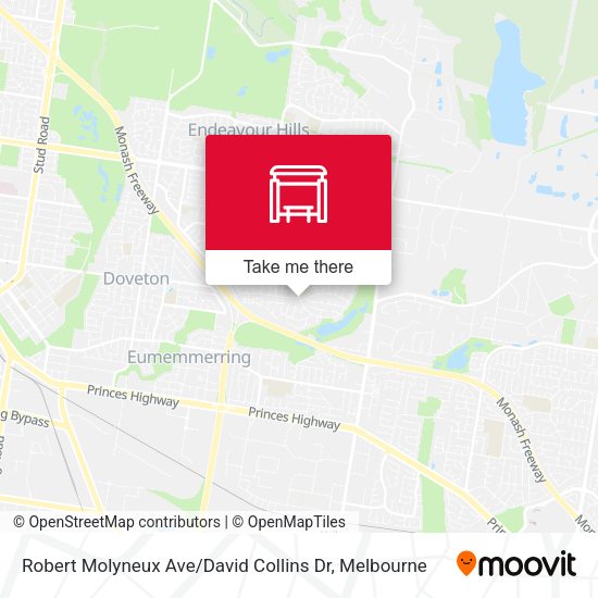 Robert Molyneux Ave / David Collins Dr map