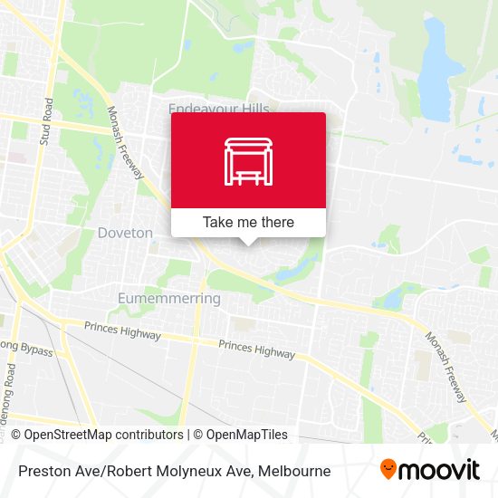 Preston Ave / Robert Molyneux Ave map