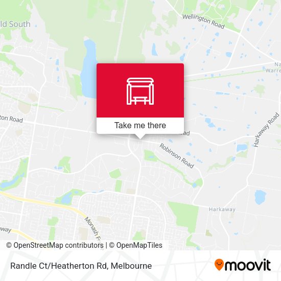 Randle Ct/Heatherton Rd map