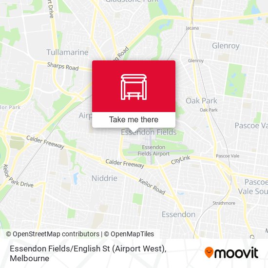 Essendon Fields / English St (Airport West) map
