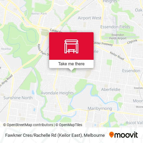 Fawkner Cres / Rachelle Rd (Keilor East) map