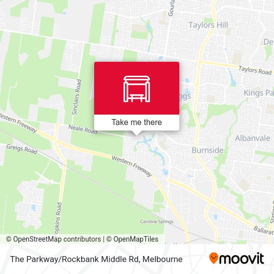 The Parkway/Rockbank Middle Rd map
