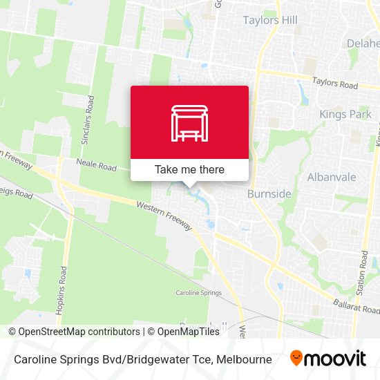 Caroline Springs Bvd / Bridgewater Tce map