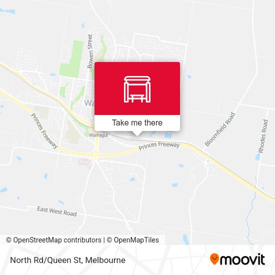 North Rd/Queen St map