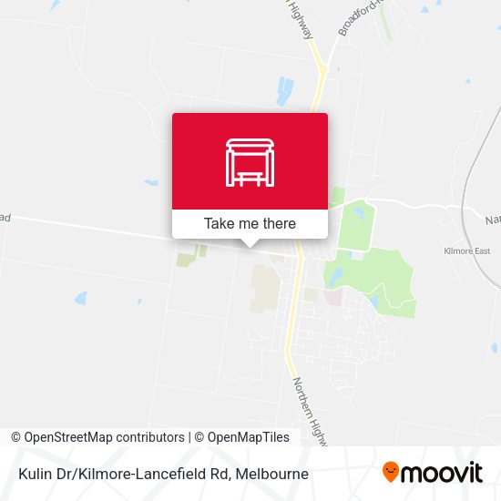 Kulin Dr/Kilmore-Lancefield Rd map