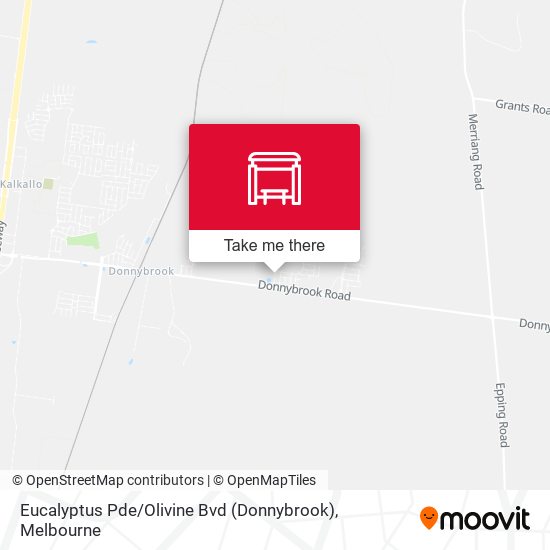 Eucalyptus Pde / Olivine Bvd (Donnybrook) map