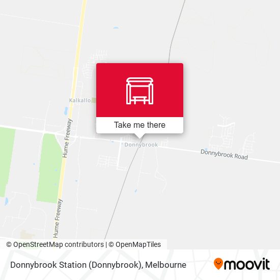 Mapa Donnybrook Station