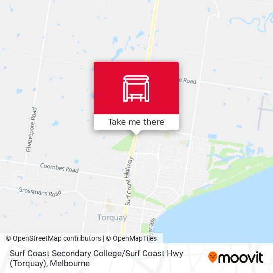 Surf Coast Secondary College / Surf Coast Hwy (Torquay) map