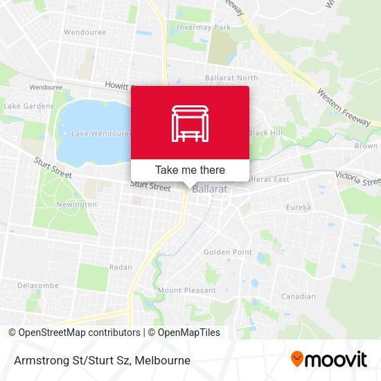 Armstrong St/Sturt Sz map