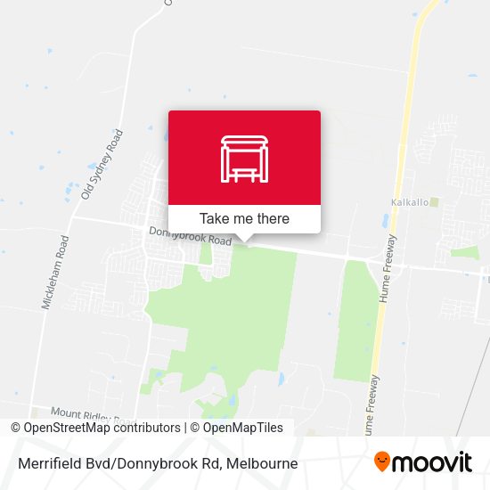 Merrifield Bvd/Donnybrook Rd map