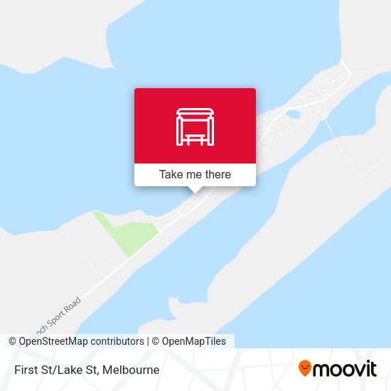 First St/Lake St map