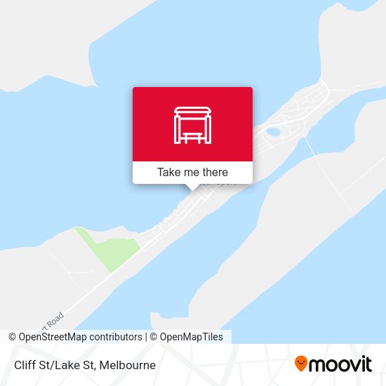 Cliff St/Lake St map