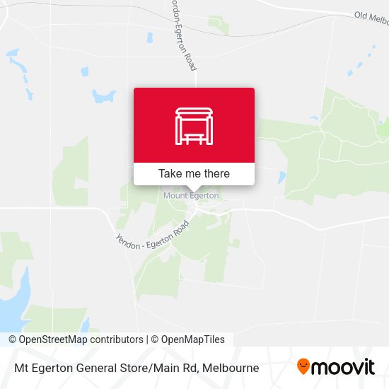 Mt Egerton General Store / Main Rd map