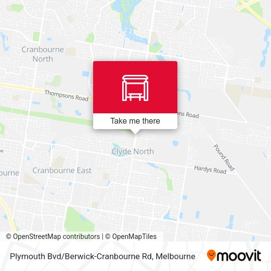 Plymouth Bvd / Berwick-Cranbourne Rd map