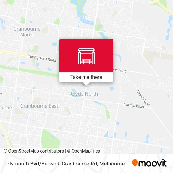 Plymouth Bvd / Berwick-Cranbourne Rd map