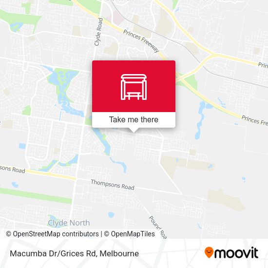 Macumba Dr/Grices Rd map