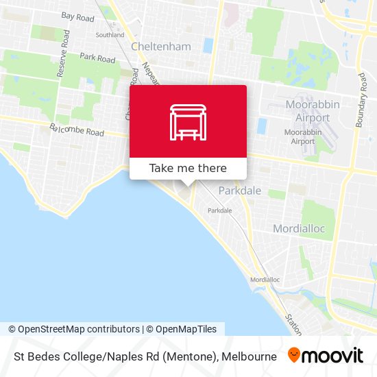 St Bedes College / Naples Rd (Mentone) map