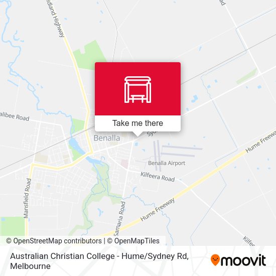 Australian Christian College - Hume / Sydney Rd map