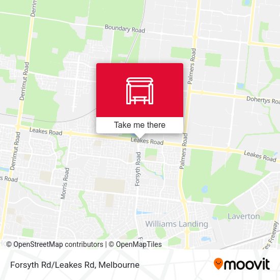 Forsyth Rd/Leakes Rd map