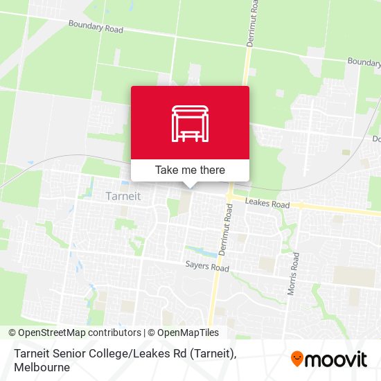 Mapa Tarneit Senior College / Leakes Rd