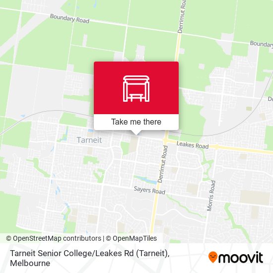 Mapa Tarneit Senior College / Leakes Rd